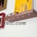 12" Floating shelf and magnetic key rack in solid Walnut wood   281968607398